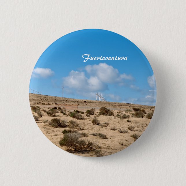 Chapa Redonda De 5 Cm Fuerteventura (Anverso)