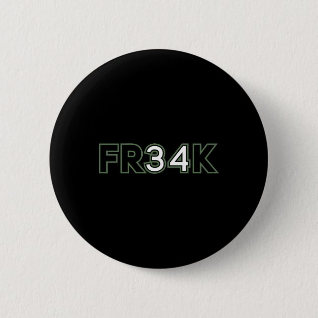 Chapa Redonda De 5 Cm Fun Basketball Bball Freak (Anverso)