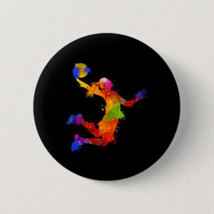 Chapa Redonda De 5 Cm Fundadoso jugador de baloncesto Lover equipo depor