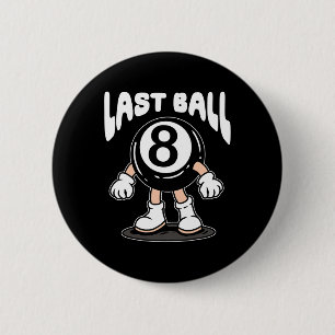 Chapa Redonda De 5 Cm Fundido 8 Ball Billiard Pool Player Eight Ball Bil