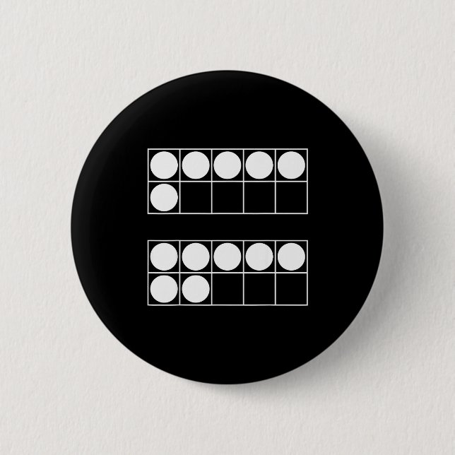 Chapa Redonda De 5 Cm Funny 6 7 Number Teachers Students Six Seven Meme  (Anverso)