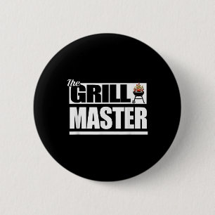 Chapa Redonda De 5 Cm Funny Barbecue Grill Master Bbq Lovers Bar-b-q Gif