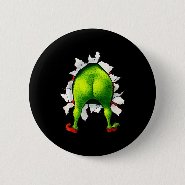 Chapa Redonda De 5 Cm Funny Christmas Xmas Character Matching Family Par (Anverso)