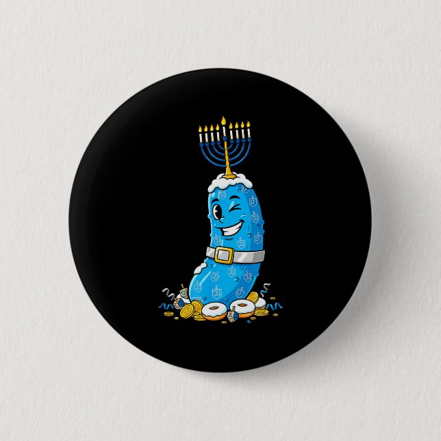 Chapa Redonda De 5 Cm Funny Ckle Dreidel Menorah Hanukkah Kids Womens Me (Anverso)