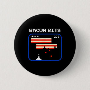 Chapa Redonda De 5 Cm Funny Con 8 bits Video Game Player Retro Nerd Geek