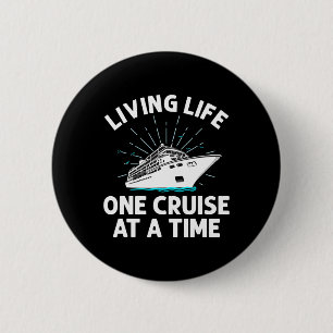 Chapa Redonda De 5 Cm Funny Cruise Art Hombres Mujeres vacaciones de cru