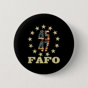 Chapa Redonda De 5 Cm Funny Fafo Trump Foto