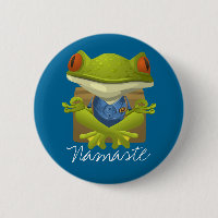 Funny Frog Meditating Personalizado