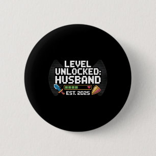 Chapa Redonda De 5 Cm Funny Gamer Boda Engagement Gift Tee