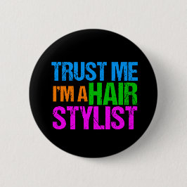 Chapa Redonda De 5 Cm Funny Hair Stylist