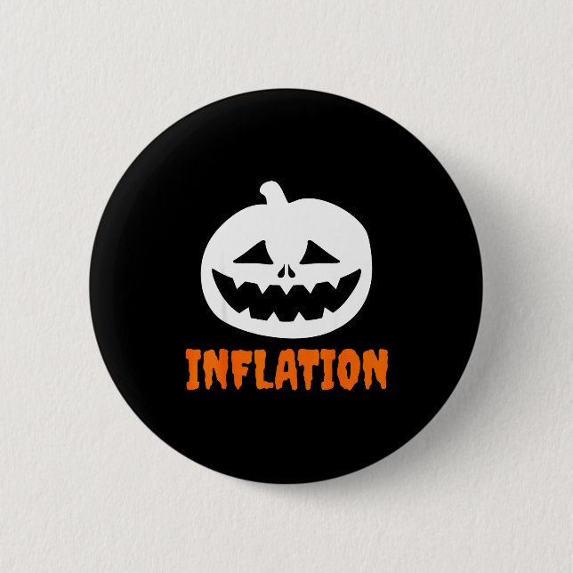 Chapa Redonda De 5 Cm Funny Inflation Halloween Costume Couple Matching  (Anverso)