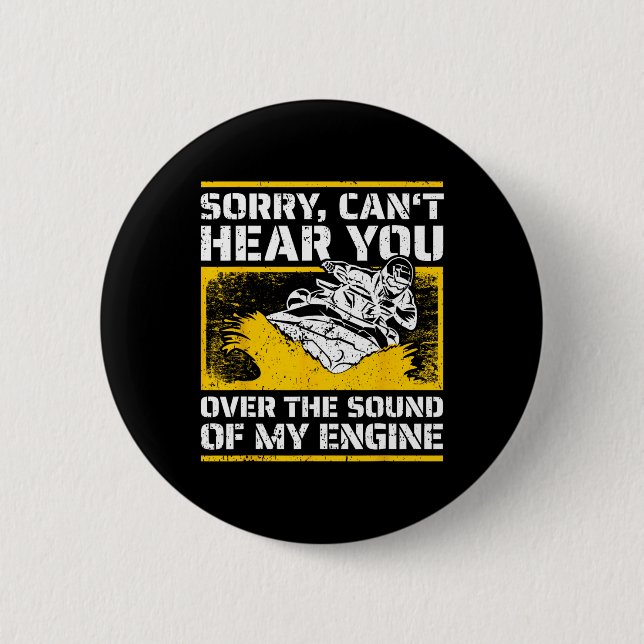 Chapa Redonda De 5 Cm Funny Jet Skiing I Personal Watercraft Rider I Jet (Anverso)