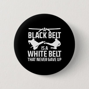 Chapa Redonda De 5 Cm Funny Karate Cinturón Negro Para Hombres Mujeres T