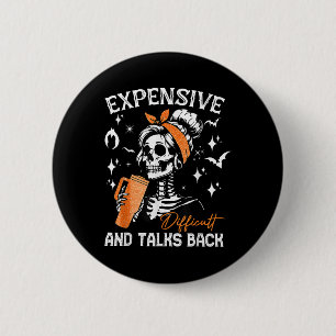 Chapa Redonda De 5 Cm Funny Karate Design Para Mujeres Chicas Karate Mar