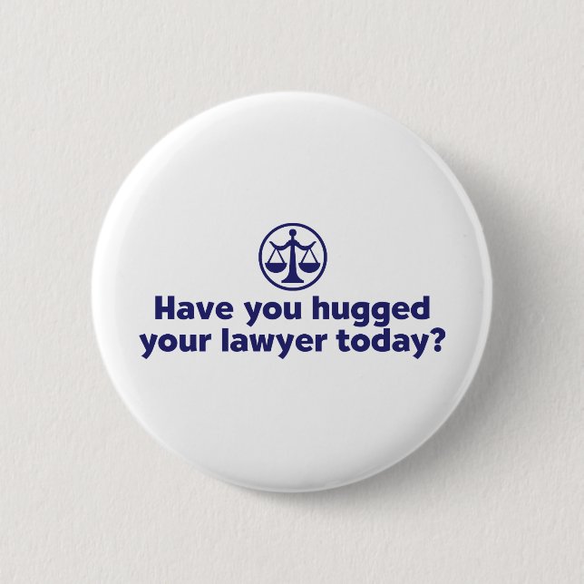 Chapa Redonda De 5 Cm Funny Lawyer (Anverso)