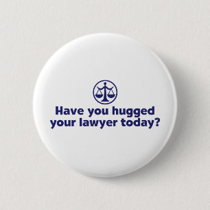 Chapa Redonda De 5 Cm Funny Lawyer