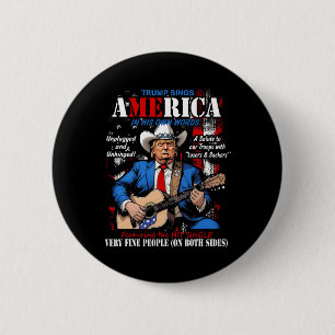 Chapa Redonda De 5 Cm Funny Liberal Anti-Trump Tour Shirt American Usa F