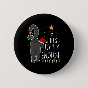 Chapa Redonda De 5 Cm Funny Navidades De Gatos Negros Es Esta Mujer Sufi