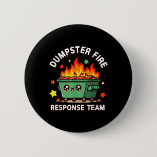Chapa Redonda De 5 Cm Funny Obra divertida del equipo de respuesta a inc
