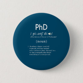 Chapa Redonda De 5 Cm funny phd definition circle