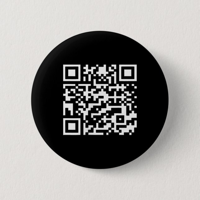 Chapa Redonda De 5 Cm Funny Qr presidente Trump código de baile _1 (Anverso)