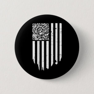 Chapa Redonda De 5 Cm Funny Qr Scan Code President Trump 4547 Trump Danc