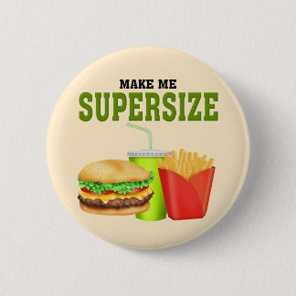 Chapa Redonda De 5 Cm Funny Supersize