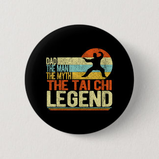 Chapa Redonda De 5 Cm Funny Tai Chi Dad Chinas Artes Marciales Taiji