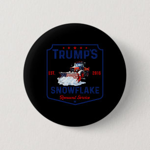 Chapa Redonda De 5 Cm Funny Trump 2024, el servicio de remoción de copos