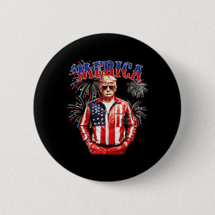 Chapa Redonda De 5 Cm Funny Trump El Golfo De Estados Unidos Trump Regal