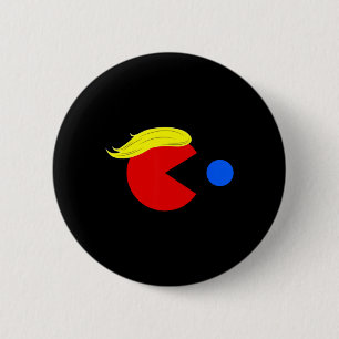 Chapa Redonda De 5 Cm Funny Trump Man 2024 Pac Tee - Trump Man Ne Pac Bl