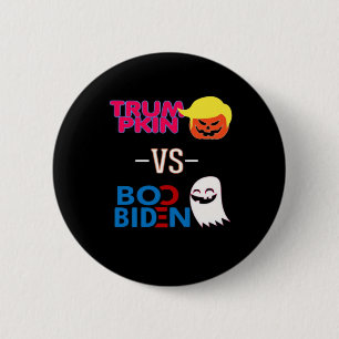 Chapa Redonda De 5 Cm Funny Trumpkin contra Boo Biden Clase de Diseño Ha