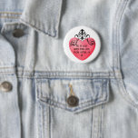 Chapa Redonda De 5 Cm Funny Valentine pink heart<br><div class="desc">Funny Valentine pink heart inspired by love,  friendship,  in pastel and festive colors,  vibrant,  letters,  kisses. Perfect as a gift for a loved one,  for mom,  girlfriend,  sister,  dad,  boyfriend,  family.</div>