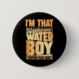 Chapa Redonda De 5 Cm Funny Waterboy Football Team Manager Hydrate Spe