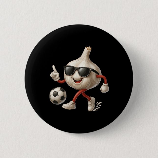 Chapa Redonda De 5 Cm Fútbol Ajo  (Anverso)