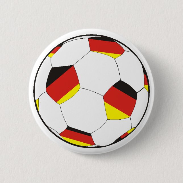 Chapa Redonda De 5 Cm Fútbol Alemania (Anverso)