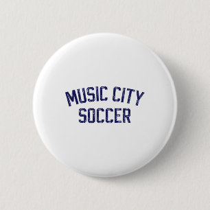 Chapa Redonda De 5 Cm Fútbol Antiguo Nashville Music City Fútbol Retro F