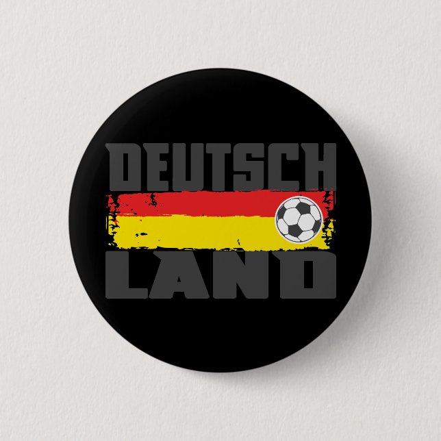 Chapa Redonda De 5 Cm Fútbol de Deutschland (Anverso)