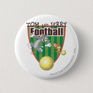 Chapa Redonda De 5 Cm Fútbol de Tom y Jerry (fútbol) 6