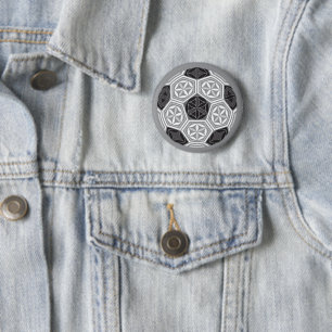 Chapa Redonda De 5 Cm fútbol geometría sagrada