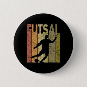 Chapa Redonda De 5 Cm Fútbol Sala Vintage Fútbol Sala Jugador Retro 