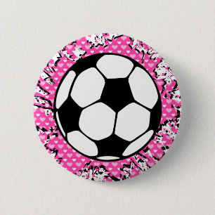 Chapa Redonda De 5 Cm fútbol splat.