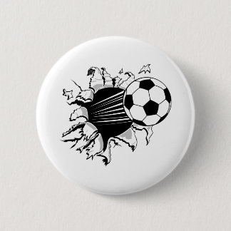 Chapa Redonda De 5 Cm Fútbol Tearout
