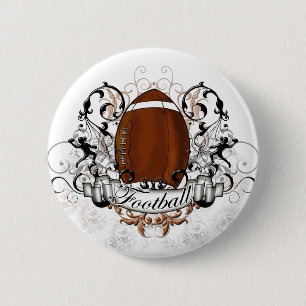 Chapa Redonda De 5 Cm Fútbol tribal