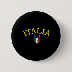 Chapa Redonda De 5 Cm Fútbol Vintage Italia