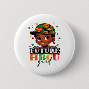 Chapa Redonda De 5 Cm Futuro Grado Hbcu Historia Negra Niños Graduados