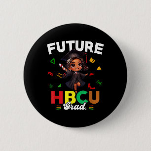 Chapa Redonda De 5 Cm Futuro Hbcu Grad Black History Mono Black College
