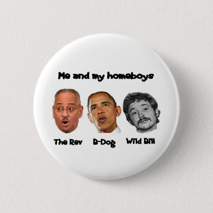 Chapa Redonda De 5 Cm Gabinete de Obama
