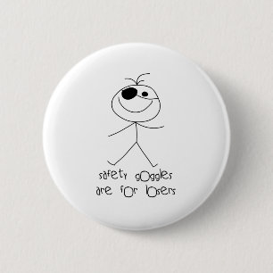 Chapa Redonda De 5 Cm Gafas de seguridad