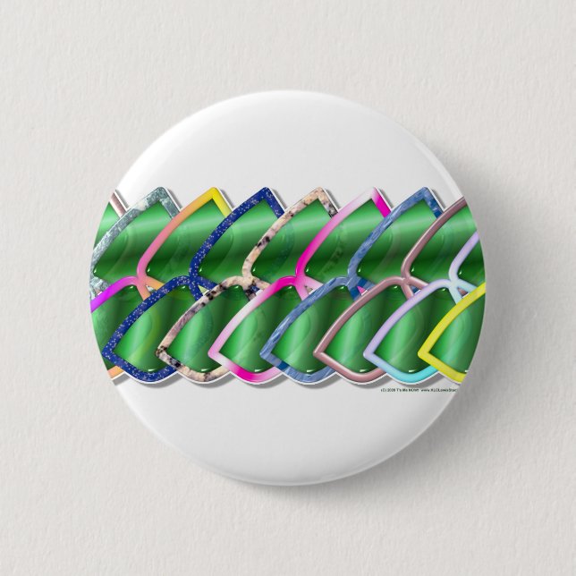 Chapa Redonda De 5 Cm Gafas de sol baratas (Anverso)